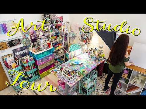 I ❤️ My New Art Space Set Up & Jennibellie's Origin Story (now she's 15!)