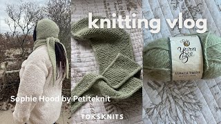 Knitting Vlog | Sophie Hood by Petiteknit