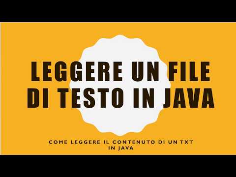 Video: Come Leggere I File Di Testo