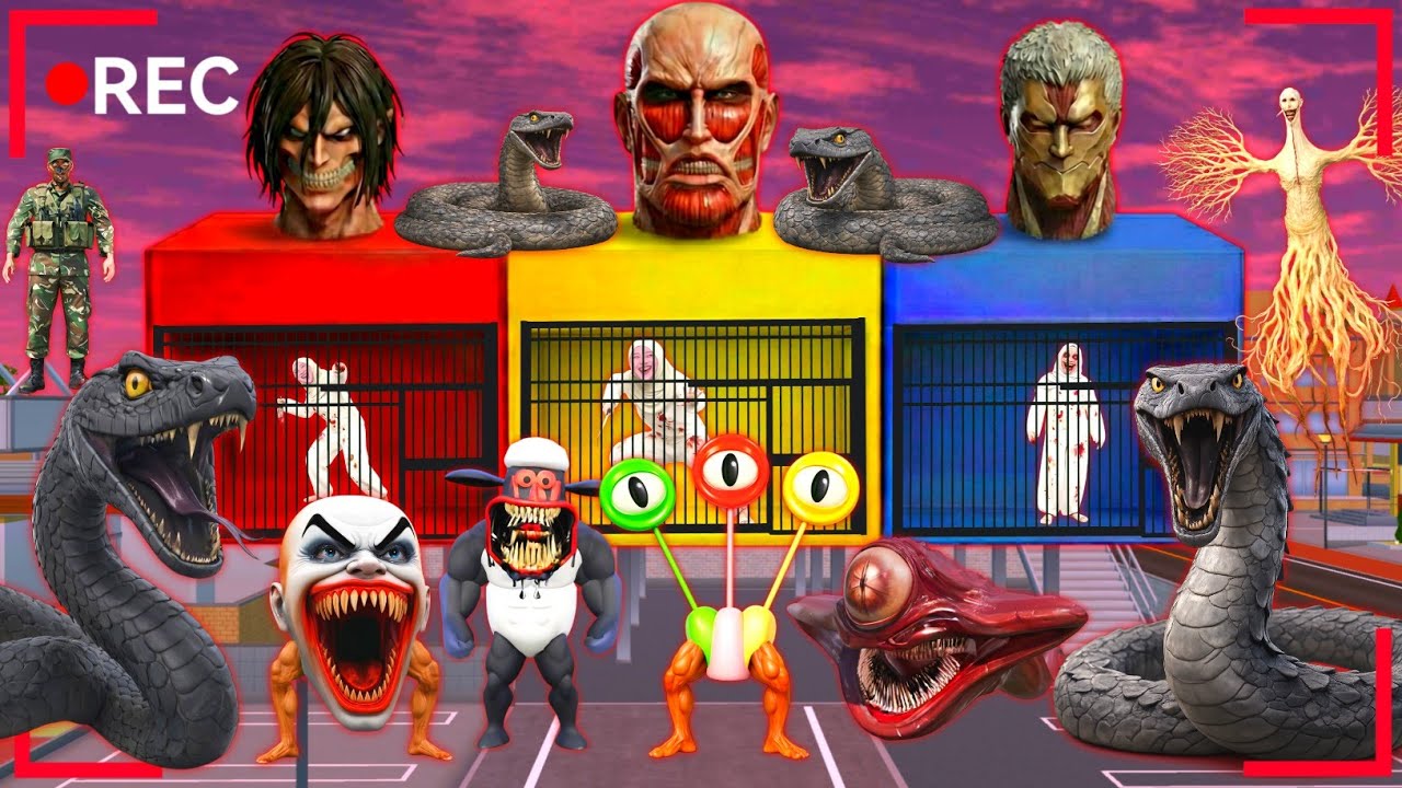 Yuta Mio Buat Penjara Warna Warni CCTV Rekam Banyak Pasukan Anomali Ular Raksasa Serang Kota Sakura😱