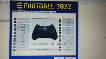 How to play E football 22 in pc with keyboard settings in English tutorial | Pes Account giveaway