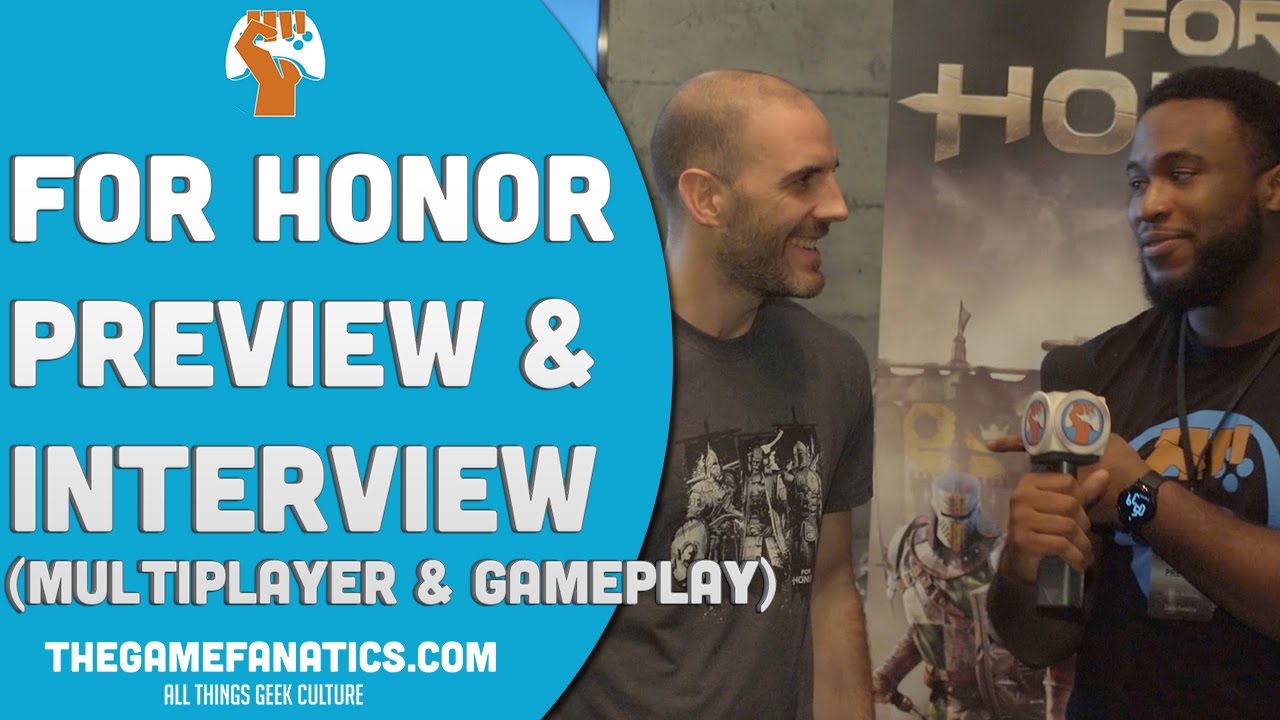For Honor Preview & Interview (Gameplay, Factions, & Multiplayer) Game Director Roman Campos Oriola gaming logo