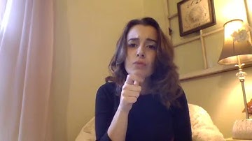 ASL 1: Unit #3 Expressive Video Assignment