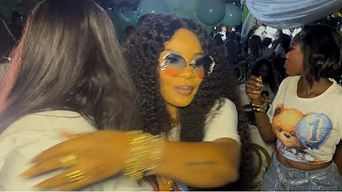 SEE HOW QUEEN MOTHER IYABO OJO SUPPORT DAYO AMUSA AT HER SON’S ONE YEAR BIRTHDAY