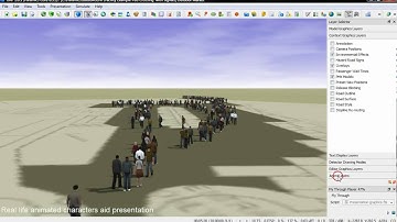 Pedestrian Simulation Visualisation (HD)