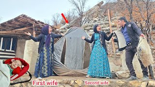Tension in life: Can husband protect his first wife from threats from second wife?
