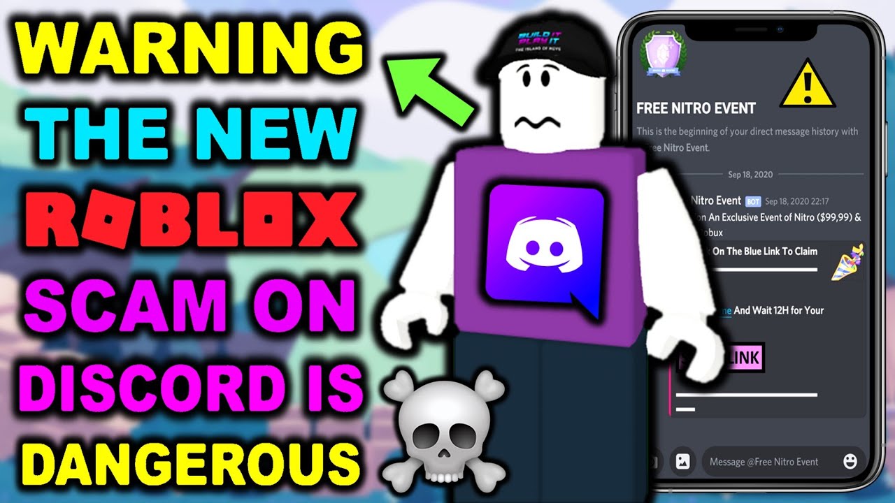 BEWARE OF THIS NEW ROBLOX SCAM! FAKE DISCORD BOTS! 