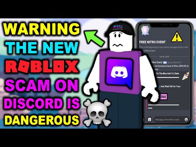 BEWARE OF THIS NEW ROBLOX SCAM! FAKE DISCORD BOTS! 