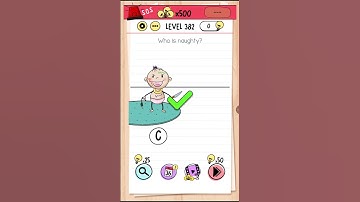 Brain Test Level 382 Walkthrough #braintest #braintestsolution #braingames #games #gaming