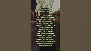 Thumbnail of La noche más linda del mundo (letra) - Adalberto Santiago