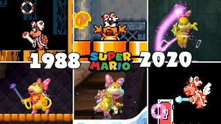 Evolution Of Wendy O. Koopa Battles In 2D Super Mario Platform Games 1988-2020