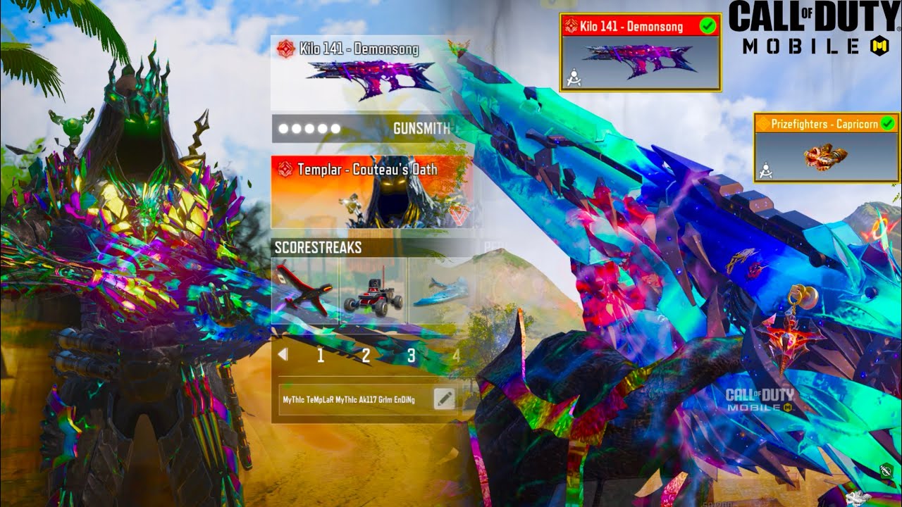 Mythic Kilo 141 - Demonsong is now back with Dream Aurora Camo to drop an insane 1v5 ACE in CODM SND