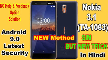 How to bypass frp NOKIA 3.1 (TA-1063) Android 9.0 | All Nokia 5.1,6.1,7.1 FRP BYpass Latest Trick🔥