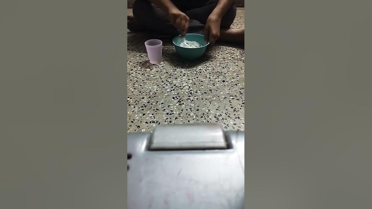 trying corn flour with water experiment 🤔🤔 YouTube