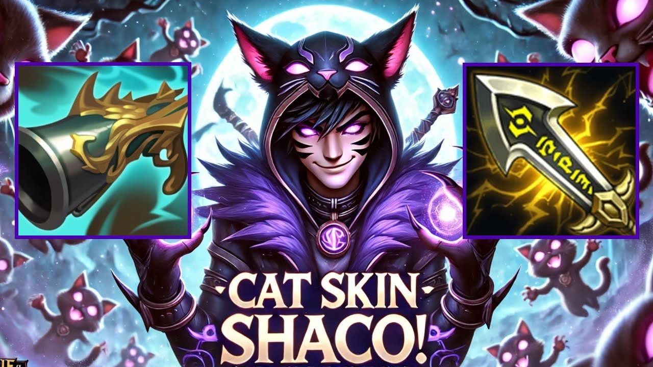 New Cat-in-the-Box Shaco Skin! 😺 S15 - Platinum 1 [League of Legends ...