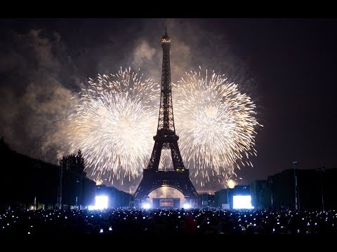 Paris New Year 2021 Celebration Fireworks Full HD | France New year's Eve | Eiffel Tower | 4K