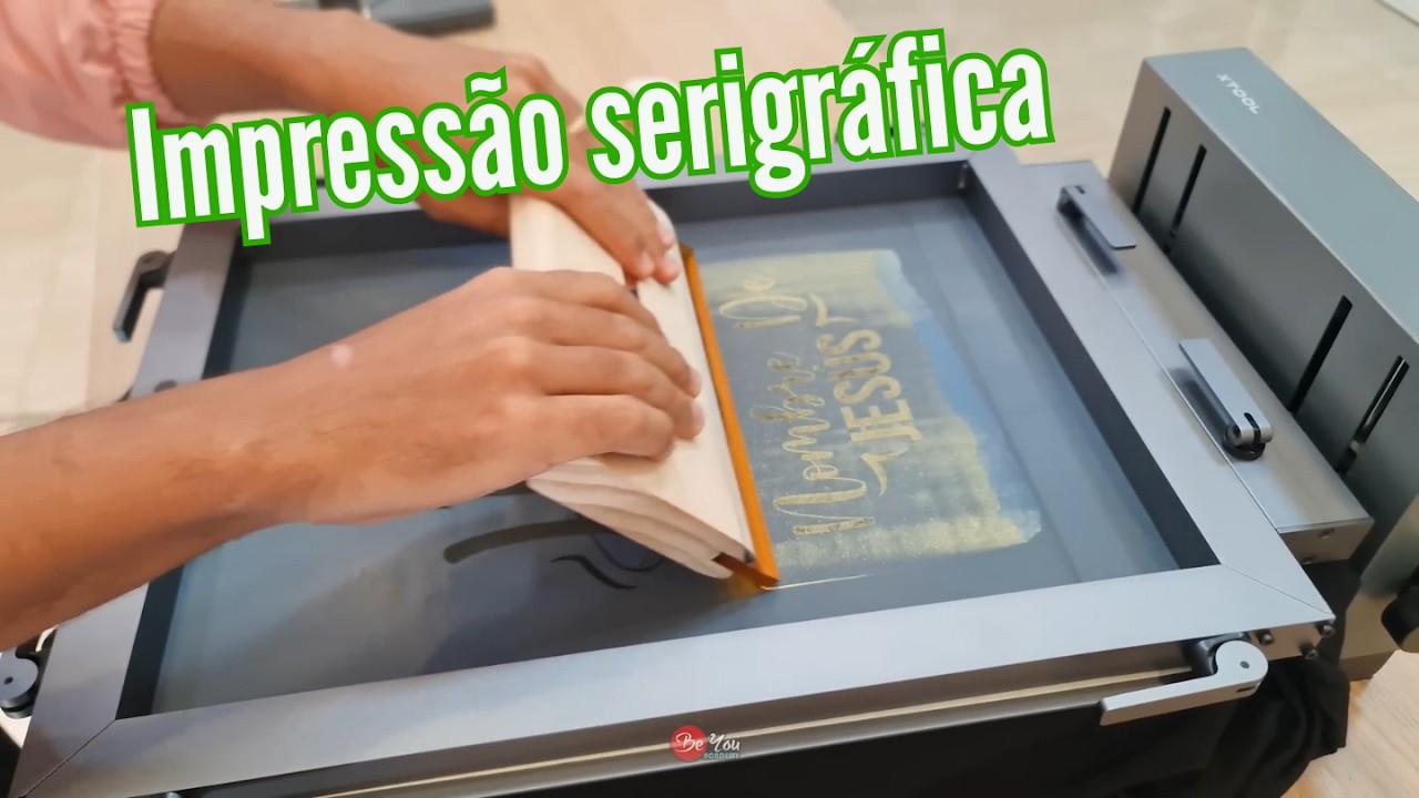 #serigrafia para iniciantes   Imprima e carimbe facilmente em casa com a impressora de tela xTool