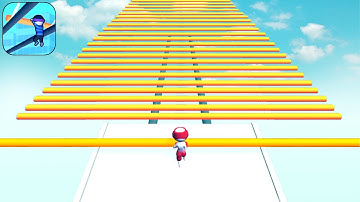 New Satisfying Mobile Gaming Roof Rails Top Free Gameplay (Android,iOS) Walkthrough All Levels