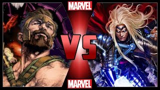 Chaos War Hercules VS Cosmic King Thor (Marvel Comics)