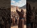 The Covenant Renewal: Moses restates the Law and the Ten Commandments.