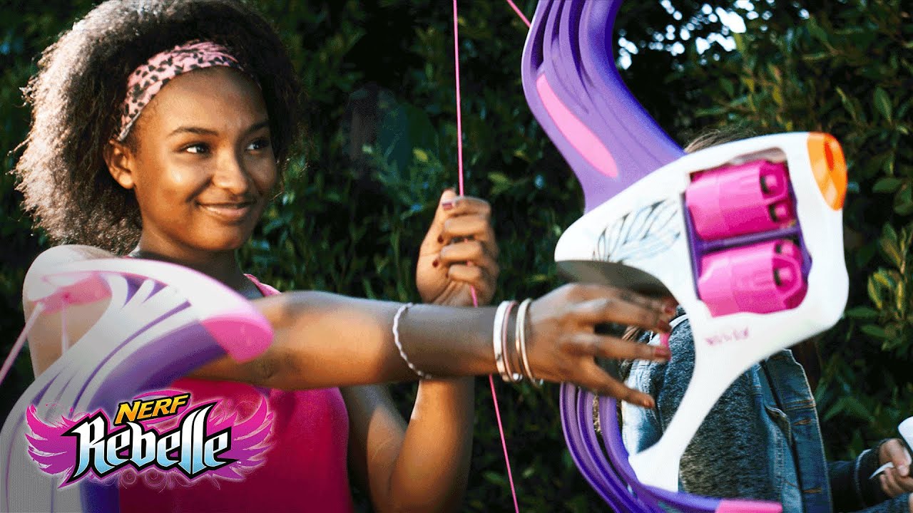 Family Fun with the Girls Nerf Rebelle - The Well Connected Mom