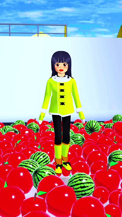 One Two Three 🤪 Learn Number 🤣 With Slide 🙄 #sakuraschoolsimulator #shortsfeed #shorts