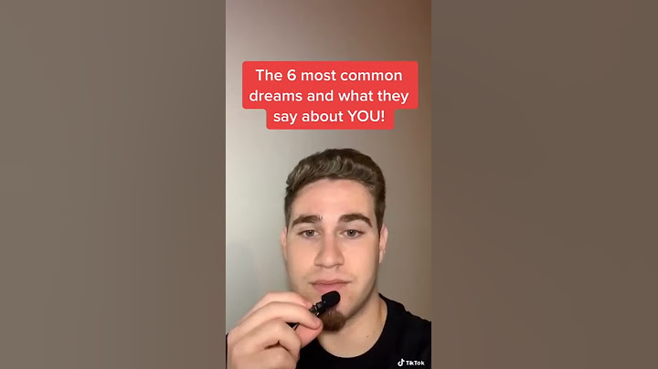 THE 6 MOST COMMON DREAMS AND WHAT THEY SAY ABOUT YOU!! #Shorts