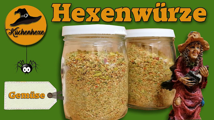 Hausgemachte Gemüsegewürzmischung  ( Hexenwürze )