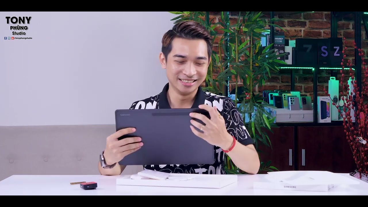 studio anh hieu Update Unbox Galaxy Tab S8 Ultra chính thức - To...Phê !!!!