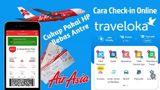 Cara Check in Online Tiket Pesawat Yang dibeli via Traveloka | Check-in Online Tiket Air Asia