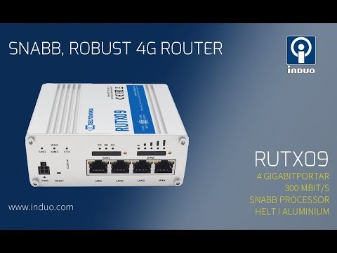 Teltonika RUTX09 -en snabb 4G-router med LTE Cat6