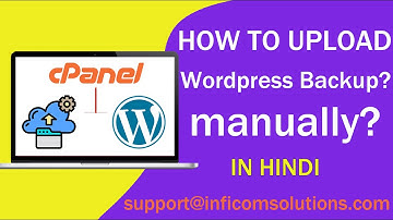 How to upload wordpress backup in cpanel hosting | Wordpress Tutorials