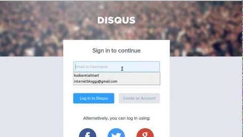 Disqus installation on wordpress