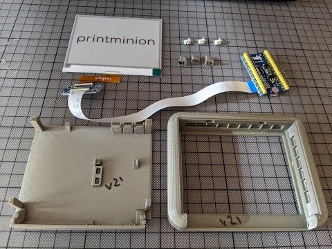 Work in Progress: Case for waveshare 400x300, 4.2inch E-Ink screen and e-Paper ESP32 Driver Board