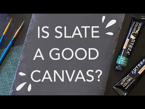 Video: Slate painting. How and with what to paint slate?