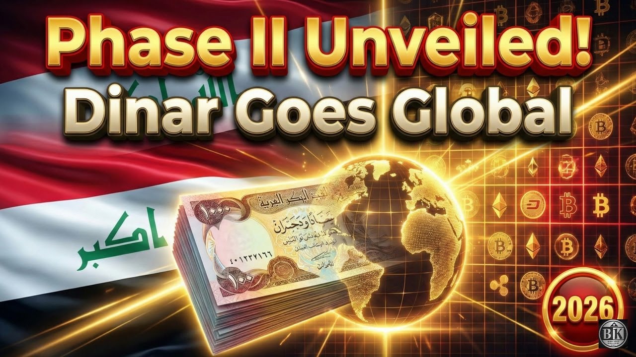 Iraq’s Dinar is Going Global in 2026 Phase II Will Shock Investors