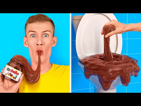 FUNNY PRANKS WITH SLIME FOR 24 HOURS CHALLENGE || Gone Wrong! Ultimate Tricks By 123 GO! CHALLENGE