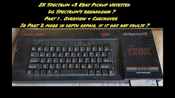 Spectrum +3 Ebay pickup untested ..Do Spectrum
