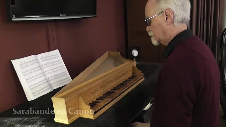 1637 Zenti bentside spinet replica.  L. Couperin d...