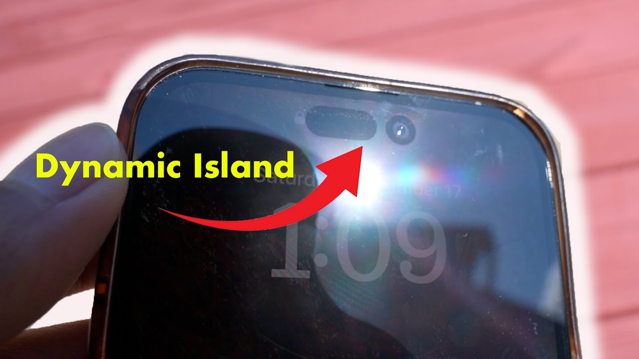 iPhone 14's Dynamic Island In Direct Sunlight | iPhone 14 Pro Max - YouTube