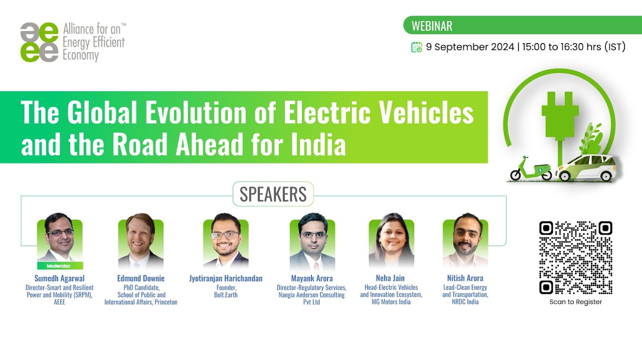 Webinar: Global Evolution of Electric Vehicles and the Road Ahead for ...