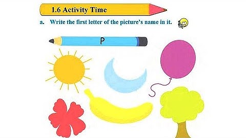 Activity Time, Unit 1.6, My English Book Two, Std 2, Marathi Medium, Maharashtra State Board,