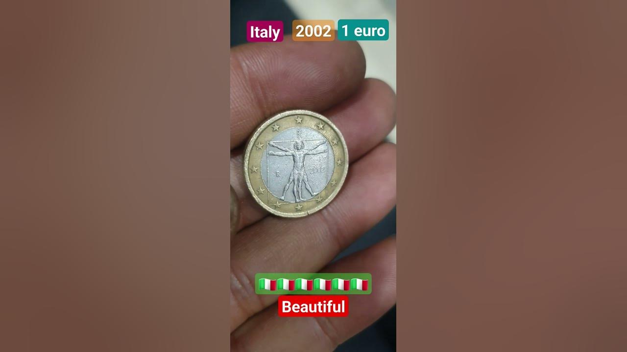 1 Euro Italy 2002 ytshorts youtubeshorts rarecoins coin YouTube