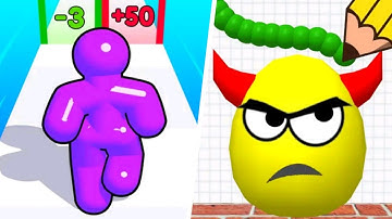 Tall Men Run | Draw To Smash - All Level Gameplay Walkthrough (Android iOS)