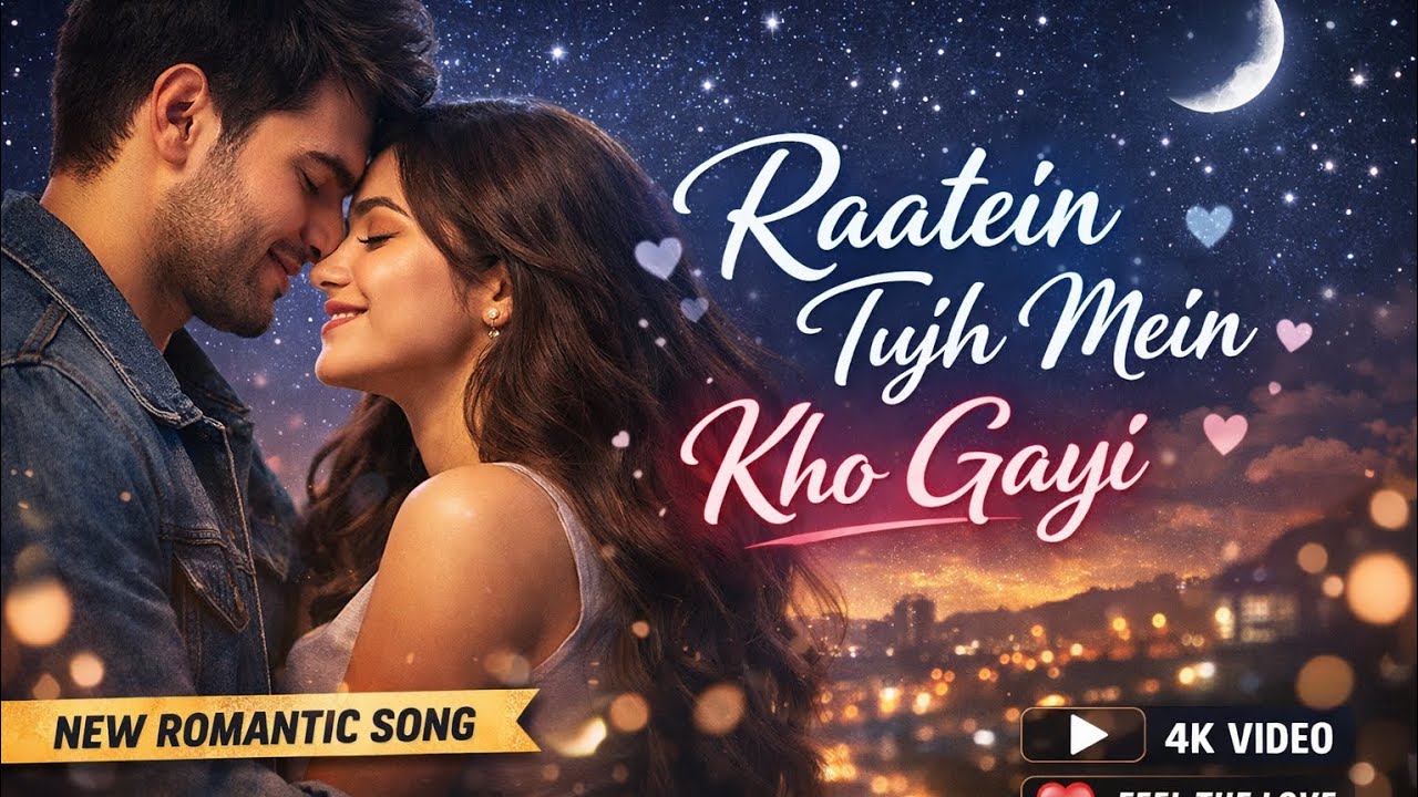 Raatein Tujh Mein Kho Gayi 💖 | Romantic Hindi Song | Lo-Fi Slowed + Reverb | Midnight Love Vibes