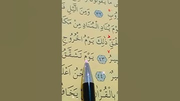 سورة ق الأية 41 إلى 45 بصوت سعد الغامدي
