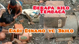 cara ambil tembaga dari dinamo 3kilo