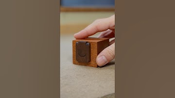 Precision Crafting a Wooden Latch #shorts #woodworking #diy