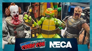 New York Comic Con NYCC 2025 - Estande da@neca - Booth Tour - Tartarugas Ninja, Alien, Predador...