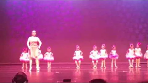 Adeline's first dance recital